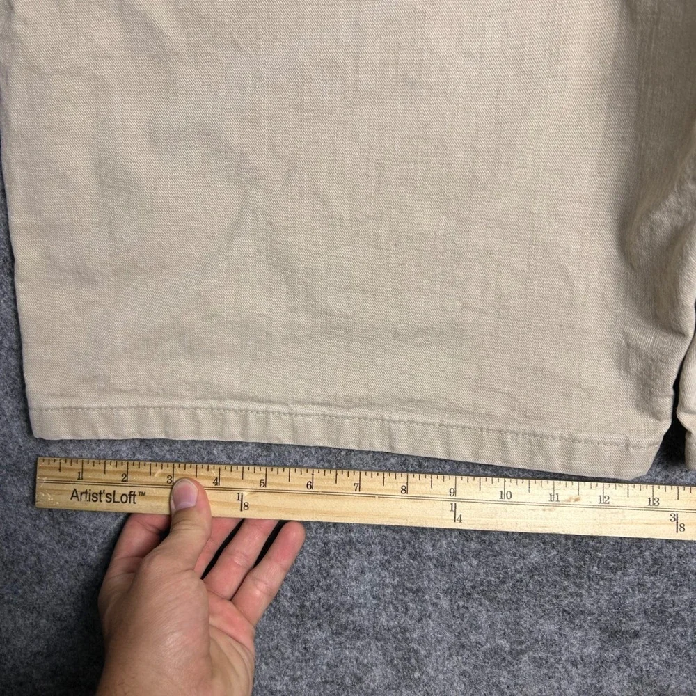 Wrangler Carpenter Shorts Tan Khaki Baggy Skater Y2K Vintage Mens Size 40
